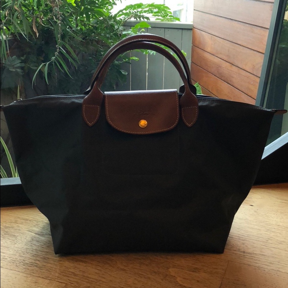 Longchamp Le Pliage Tote M Black Never Used